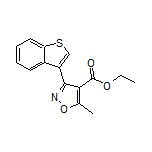 Ethyl 3-(3-Benzothienyl)-5-methylisoxazole-4-carboxylate