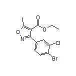 Ethyl 3-(4-Bromo-3-chlorophenyl)-5-methylisoxazole-4-carboxylate