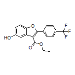 Ethyl 5-Hydroxy-2-[4-(trifluoromethyl)phenyl]benzofuran-3-carboxylate