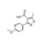 3-(6-Methoxy-3-pyridyl)-5-methylisoxazole-4-carboxylic Acid