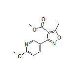 Methyl 3-(6-Methoxy-3-pyridyl)-5-methylisoxazole-4-carboxylate