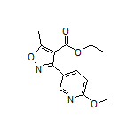 Ethyl 3-(6-Methoxy-3-pyridyl)-5-methylisoxazole-4-carboxylate