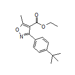 Ethyl 3-[4-(tert-Butyl)phenyl]-5-methylisoxazole-4-carboxylate