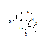 Methyl 3-(5-Bromo-2-methoxyphenyl)-5-methylisoxazole-4-carboxylate