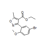 Ethyl 3-(5-Bromo-2-methoxyphenyl)-5-methylisoxazole-4-carboxylate