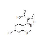 3-(4-Bromo-2-methoxyphenyl)-5-methylisoxazole-4-carboxylic Acid