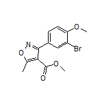 Methyl 3-(3-Bromo-4-methoxyphenyl)-5-methylisoxazole-4-carboxylate