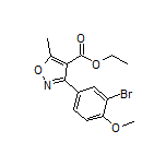 Ethyl 3-(3-Bromo-4-methoxyphenyl)-5-methylisoxazole-4-carboxylate