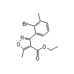 Ethyl 3-(2-Bromo-3-methylphenyl)-5-methylisoxazole-4-carboxylate