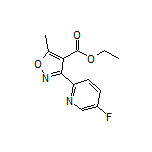 Ethyl 3-(5-Fluoro-2-pyridyl)-5-methylisoxazole-4-carboxylate