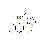 5-Methyl-3-(2,4,5-trimethoxyphenyl)isoxazole-4-carboxylic Acid