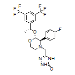 3-[[(2R,3R)-2-[(R)-1-[3,5-Bis(trifluoromethyl)phenyl]ethoxy]-3-(4-fluorophenyl)morpholino]methyl]-1H-1,2,4-triazol-5(4H)-one