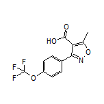 5-Methyl-3-[4-(trifluoromethoxy)phenyl]isoxazole-4-carboxylic Acid