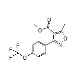 Methyl 5-Methyl-3-[4-(trifluoromethoxy)phenyl]isoxazole-4-carboxylate