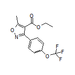 Ethyl 5-Methyl-3-[4-(trifluoromethoxy)phenyl]isoxazole-4-carboxylate