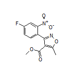 Methyl 3-(4-Fluoro-2-nitrophenyl)-5-methylisoxazole-4-carboxylate