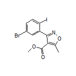 Methyl 3-(5-Bromo-2-iodophenyl)-5-methylisoxazole-4-carboxylate