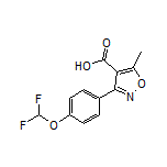 3-[4-(Difluoromethoxy)phenyl]-5-methylisoxazole-4-carboxylic Acid