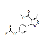 Methyl 3-[4-(Difluoromethoxy)phenyl]-5-methylisoxazole-4-carboxylate