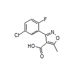 3-(5-Chloro-2-fluorophenyl)-5-methylisoxazole-4-carboxylic Acid