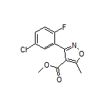 Methyl 3-(5-Chloro-2-fluorophenyl)-5-methylisoxazole-4-carboxylate