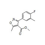 Methyl 3-(4-Fluoro-3-methylphenyl)-5-methylisoxazole-4-carboxylate