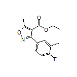 Ethyl 3-(4-Fluoro-3-methylphenyl)-5-methylisoxazole-4-carboxylate