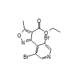 Ethyl 3-(3,5-Dibromo-4-pyridyl)-5-methylisoxazole-4-carboxylate