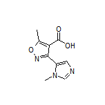 5-Methyl-3-(1-methyl-5-imidazolyl)isoxazole-4-carboxylic Acid