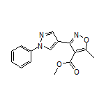 Methyl 5-Methyl-3-(1-phenyl-4-pyrazolyl)isoxazole-4-carboxylate