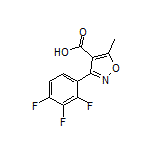 5-Methyl-3-(2,3,4-trifluorophenyl)isoxazole-4-carboxylic Acid