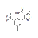 3-[3-Fluoro-5-(trifluoromethyl)phenyl]-5-methylisoxazole-4-carboxylic Acid