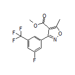 Methyl 3-[3-Fluoro-5-(trifluoromethyl)phenyl]-5-methylisoxazole-4-carboxylate