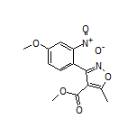 Methyl 3-(4-Methoxy-2-nitrophenyl)-5-methylisoxazole-4-carboxylate