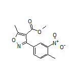 Methyl 5-Methyl-3-(4-methyl-3-nitrophenyl)isoxazole-4-carboxylate