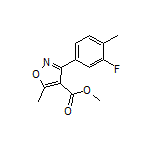 Methyl 3-(3-Fluoro-4-methylphenyl)-5-methylisoxazole-4-carboxylate