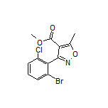 Methyl 3-(2-Bromo-6-chlorophenyl)-5-methylisoxazole-4-carboxylate