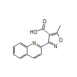 5-Methyl-3-(2-quinolyl)isoxazole-4-carboxylic Acid