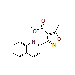 Methyl 5-Methyl-3-(2-quinolyl)isoxazole-4-carboxylate