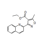 Ethyl 5-Methyl-3-(2-quinolyl)isoxazole-4-carboxylate