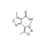 3’,5,5’-Trimethyl-[3,4’-biisoxazole]-4-carboxylic Acid