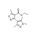 Ethyl 5-Methyl-3-(1,3,5-trimethyl-4-pyrazolyl)isoxazole-4-carboxylate