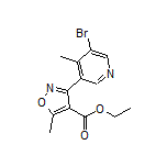 Ethyl 3-(5-Bromo-4-methyl-3-pyridyl)-5-methylisoxazole-4-carboxylate