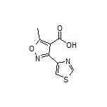 5-Methyl-3-(4-thiazolyl)isoxazole-4-carboxylic Acid