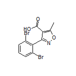 3-(2,6-Dibromophenyl)-5-methylisoxazole-4-carboxylic Acid