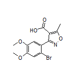 3-(2-Bromo-4,5-dimethoxyphenyl)-5-methylisoxazole-4-carboxylic Acid