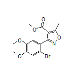 Methyl 3-(2-Bromo-4,5-dimethoxyphenyl)-5-methylisoxazole-4-carboxylate