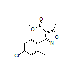 Methyl 3-(4-Chloro-2-methylphenyl)-5-methylisoxazole-4-carboxylate