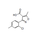 3-(2-Chloro-4-methylphenyl)-5-methylisoxazole-4-carboxylic Acid