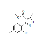 Methyl 3-(2-Chloro-4-methylphenyl)-5-methylisoxazole-4-carboxylate